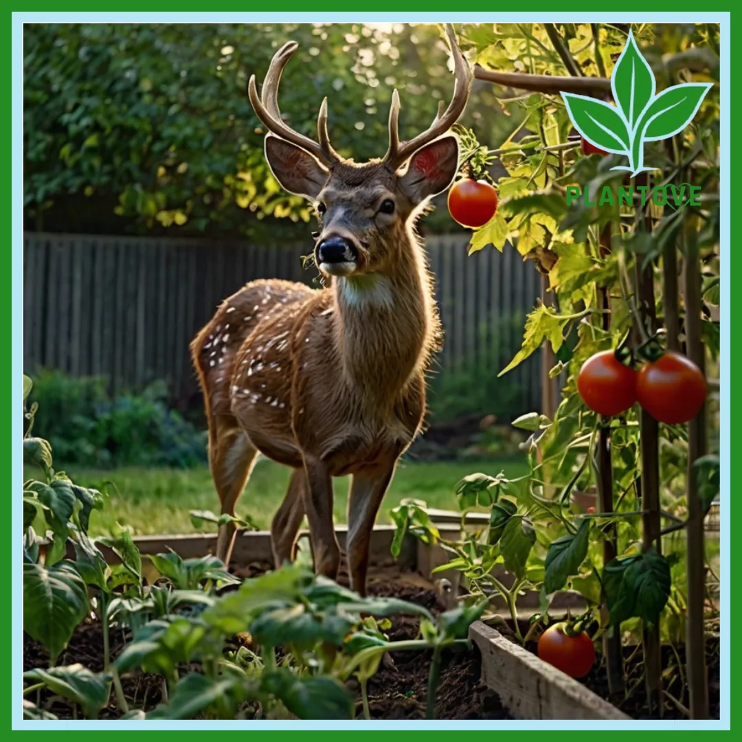 Do deer eat tomato plants?