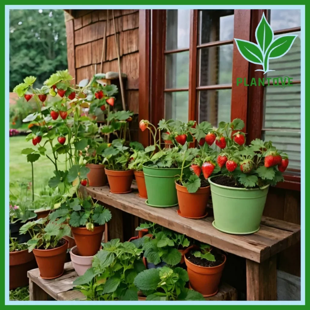 Growing Strawberry Plants in Pots