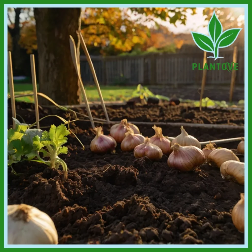 How deep to plant garlic