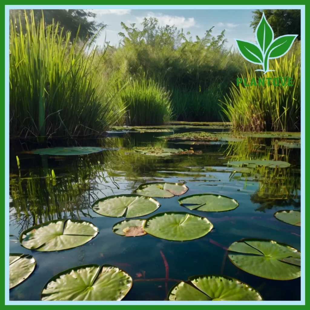 What are the features of aquatic plants?
