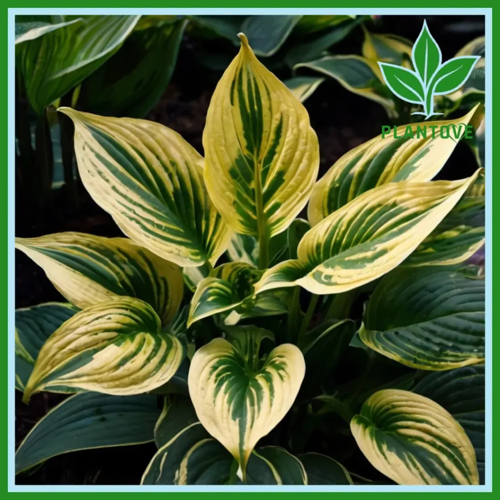 hosta plant ( Hosta Golden Tiara plant)