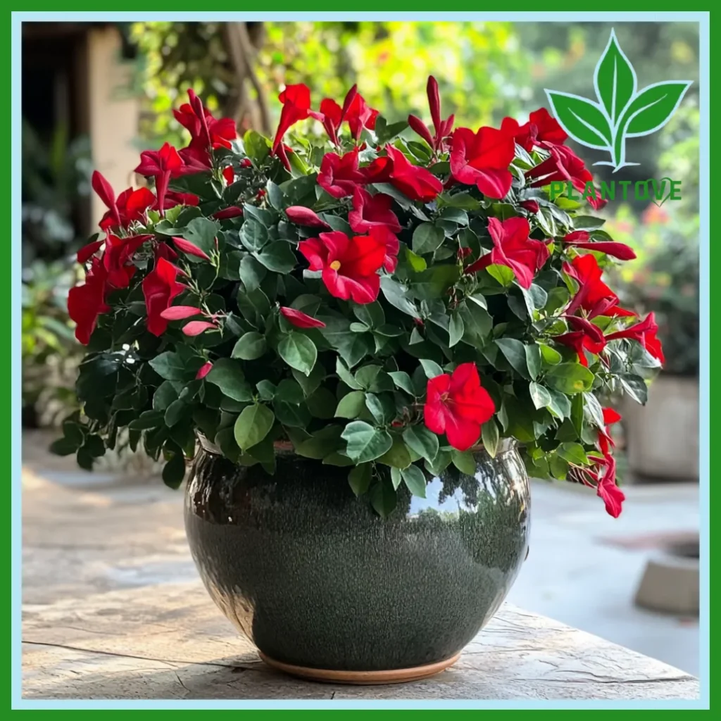 Dipladenia Care, Dipladenia in containers