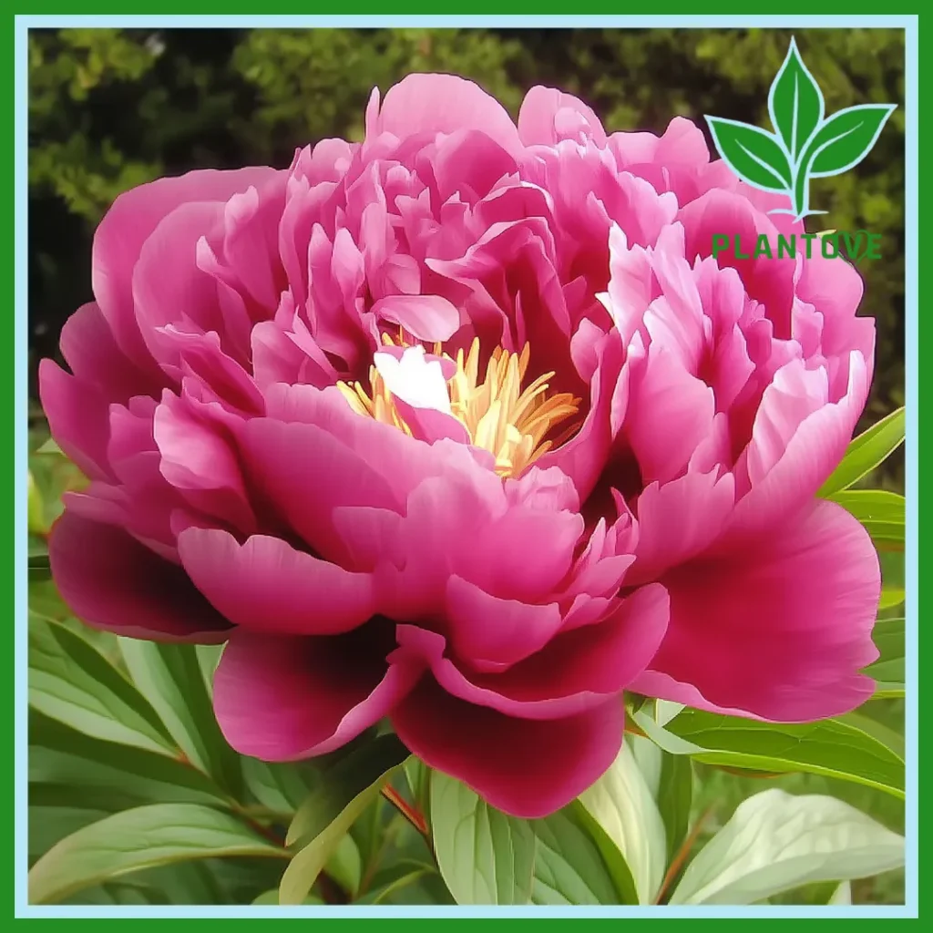 Pink peony plant care